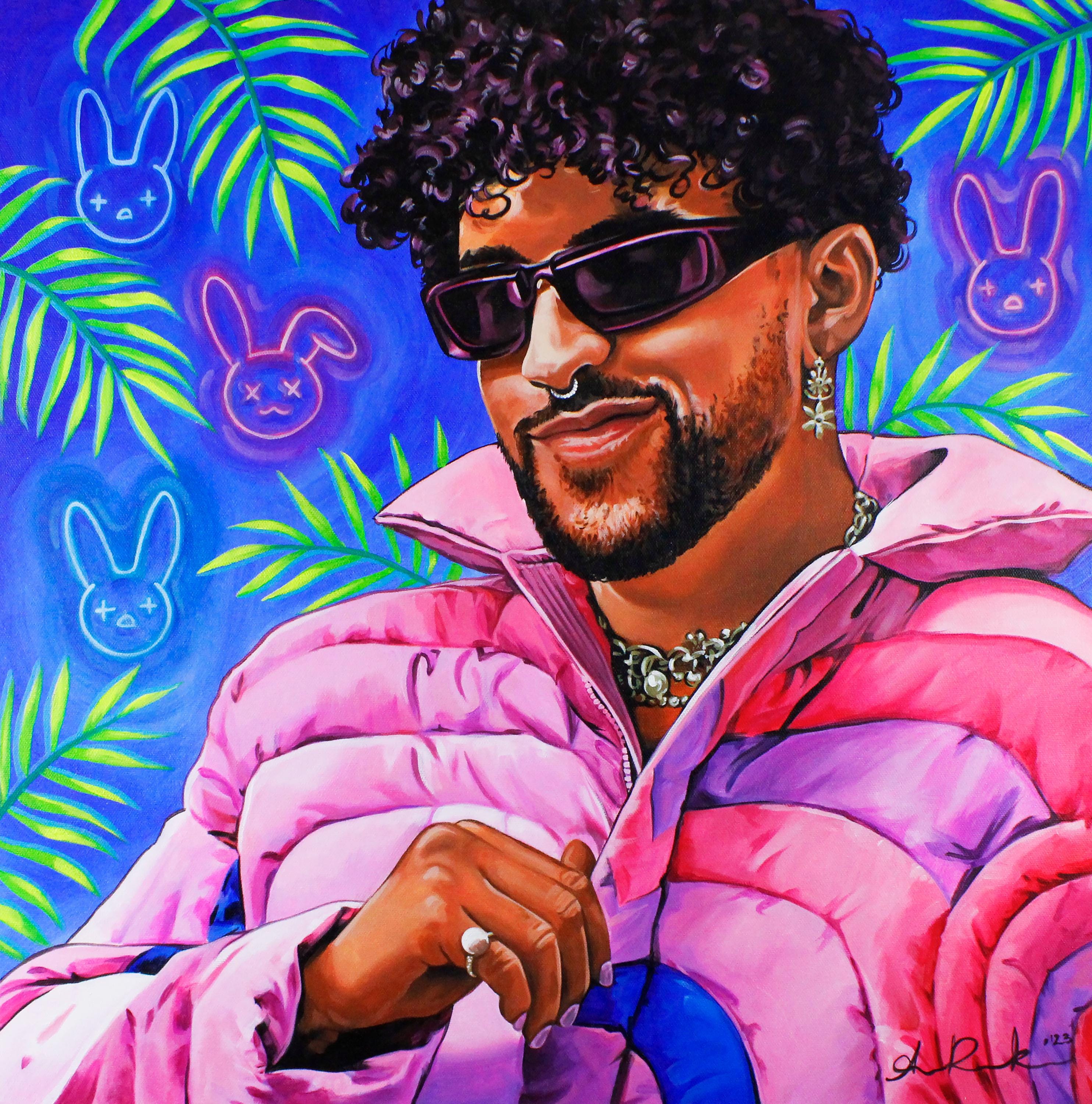 Original Painting - Bad Bunny - Etsy