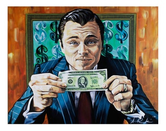 Digital File - Original Painting - Wolf of Wall Street