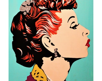 Digital File - Original Painting - I Love Lucy