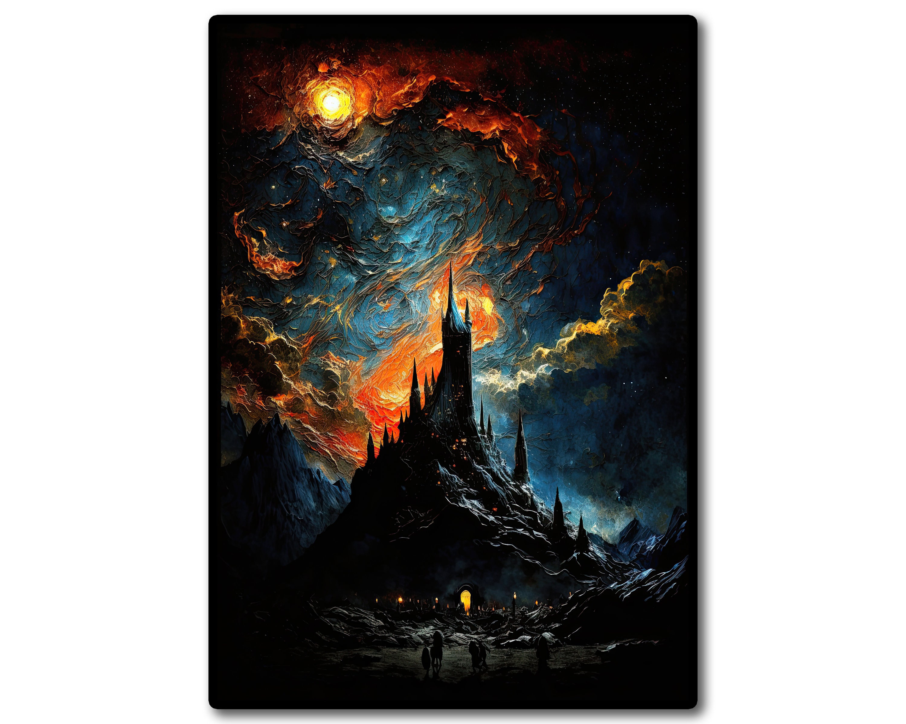 Middle Earth Banner Mordor Sauron Movie Poster Lord of the -  Denmark