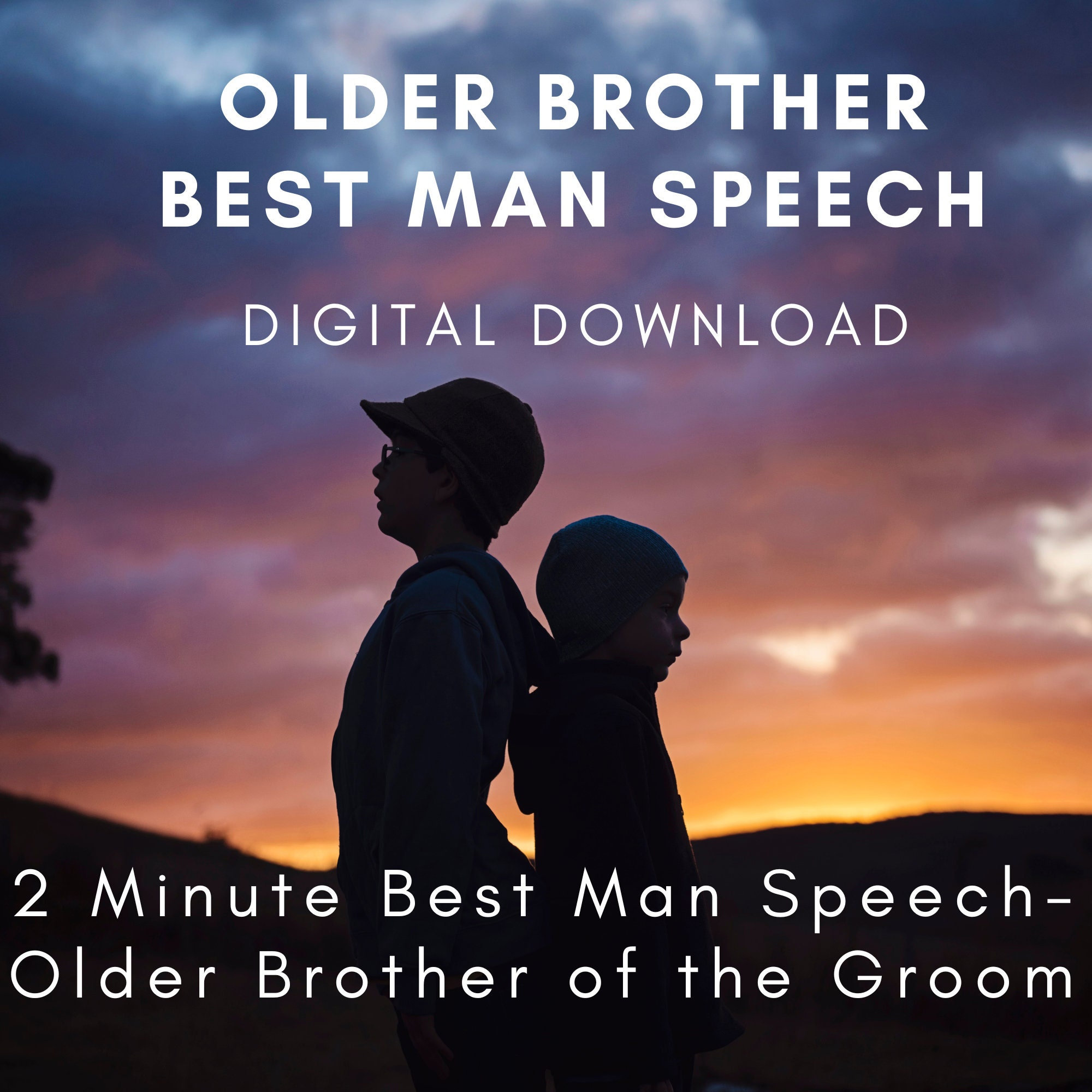 Best Man Speech Brother to Brother Moments that Matter