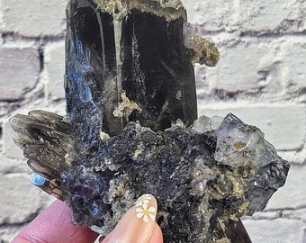 国産蛍光骸骨水晶100g入り缶/コレクターさま向け 希少な蛍石入り水晶標本 – 中国湖南省耀岡県鉱山 - Etsy 日本
