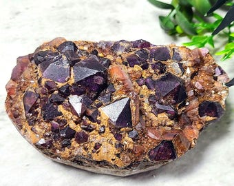 Hematite Included Amethyst: Alien Amethyst from India