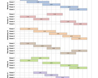 Shift Schedule Excel Template