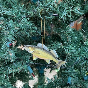 Walleye Fish Ornament or Keychain