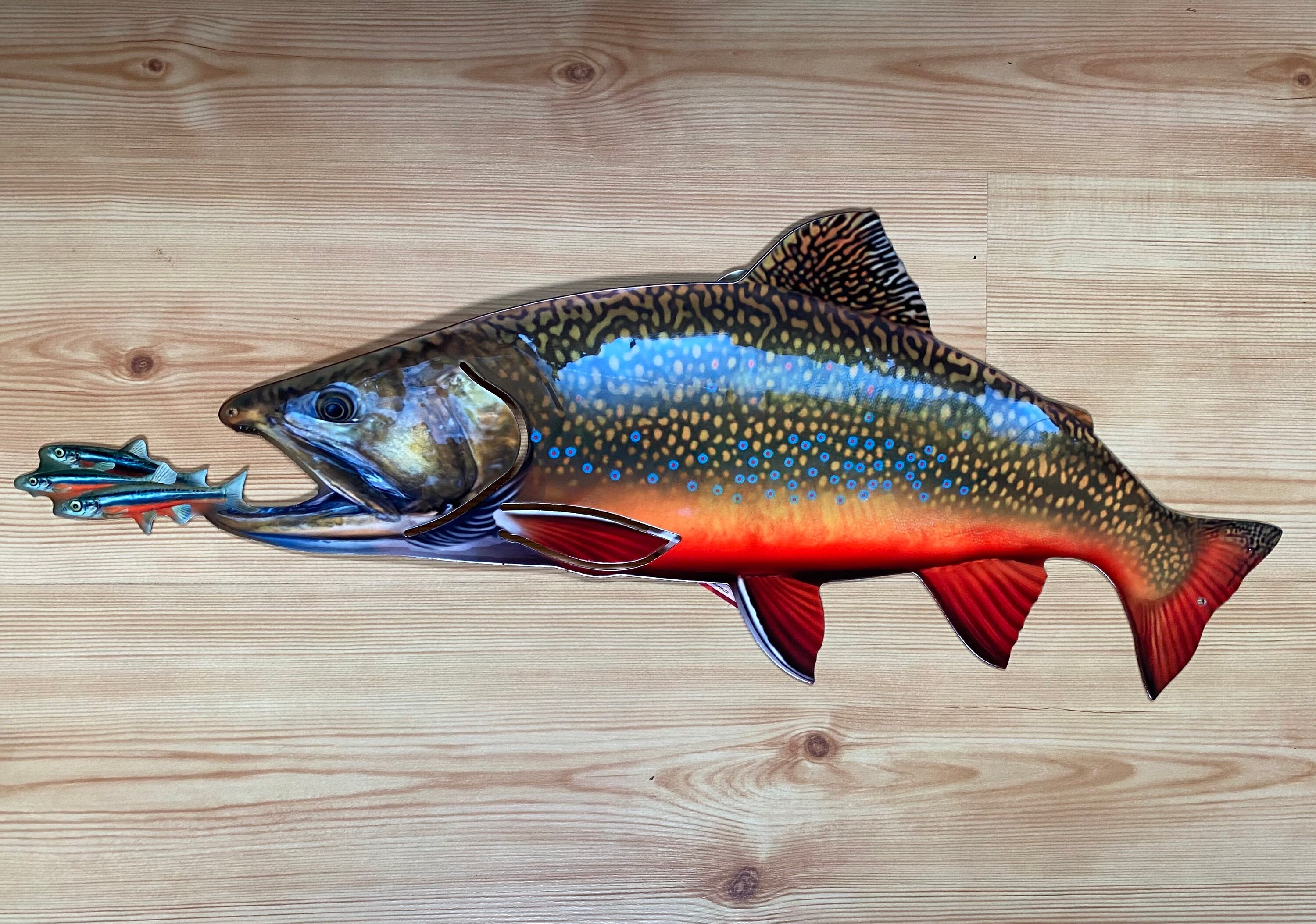 Brook Trout Replica 20 Inch Fall Brook Trout Fish Mount Metal, Brookie  Replica, Lodge Decor, Cabin Decor and Lake Home Decor -  Canada