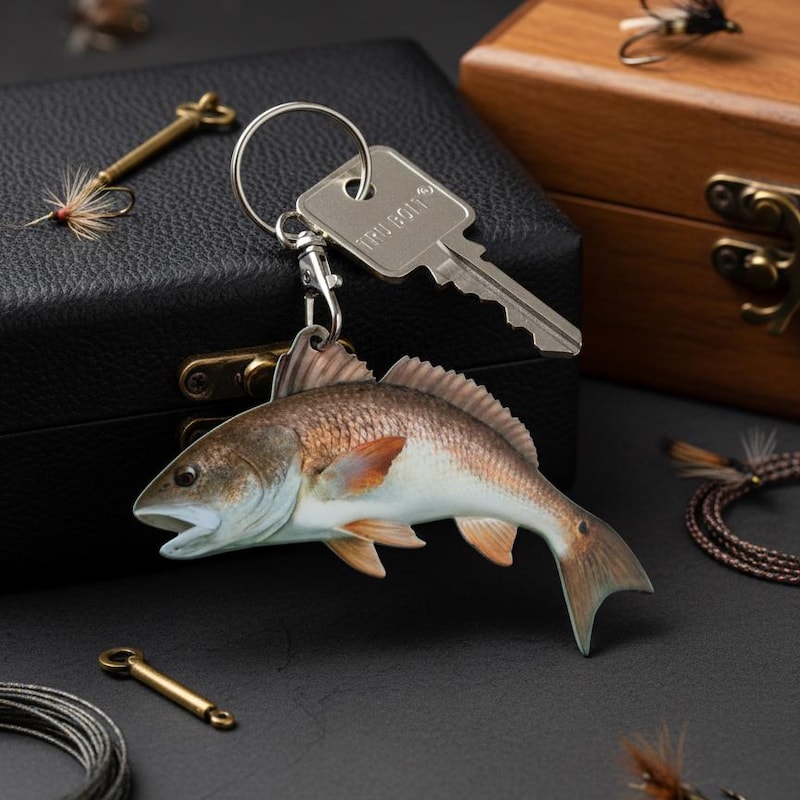 Fish Keychain - Etsy