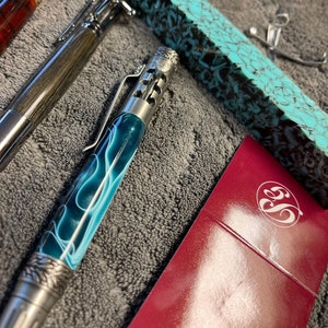 custom flamed pen fathers day gift