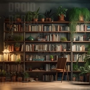 Cozy Cottage Interior Virtual Backgrounds | 2 PNGs | Zoom Background | Desktop Wallpaper