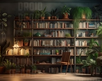 Cozy Cottage Interior Virtual Backgrounds | 2 PNGs | Zoom Background | Desktop Wallpaper