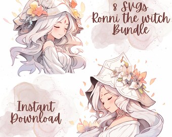 Ranni the Witch SVG | Witch Clipart | SVG Bundle | Elden Ring | Witchy SVG