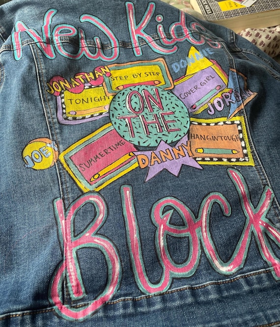 Custom Painted Jean Jacket