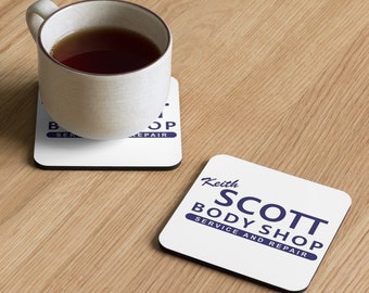 One Tree Hill Coaster! Keith Scott AutoBody Shop Cork-Backed Coaster