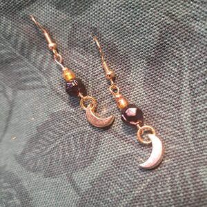 Moon Dangle Earrings