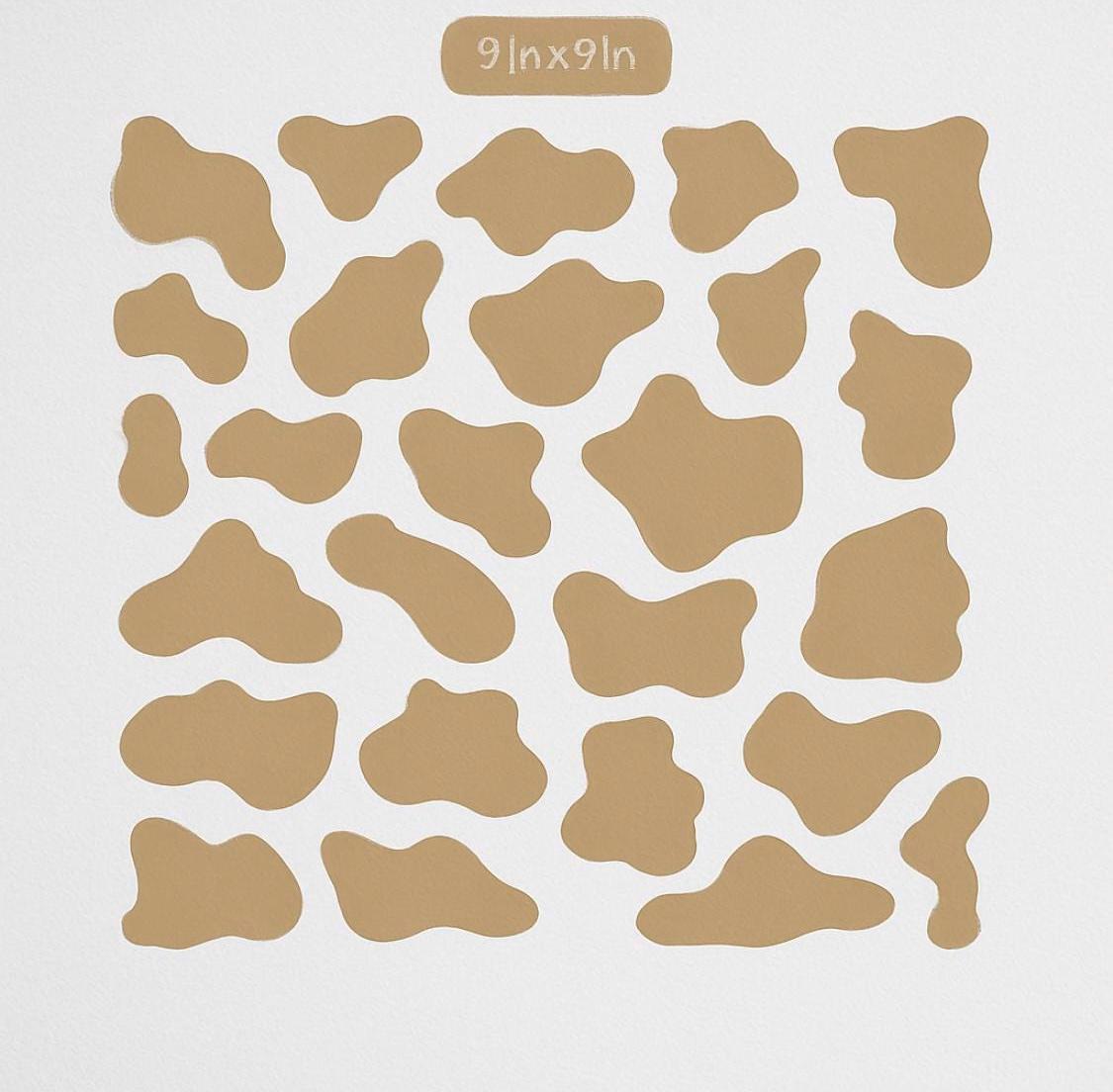 Cow Print Vinyl Sheet Waterproof Permanent Decal 9x9 Etsy cow-print-vinyl-sheet-waterproof-permanent-decal-9x9-etsy