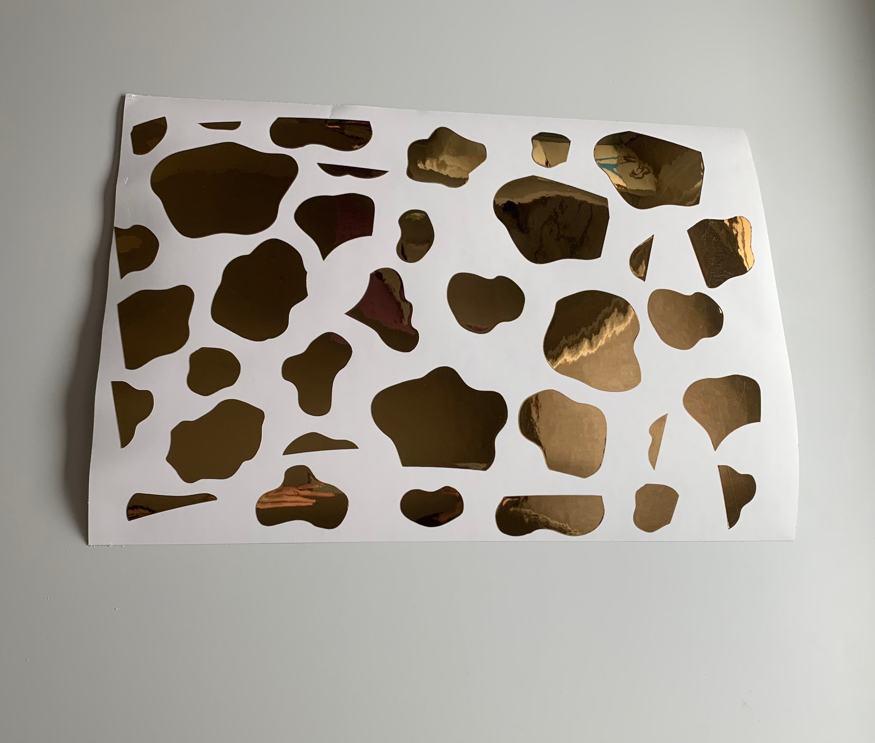 Cow Print Sheet Envoltura Completa Con Estampado De Vaca Etsy