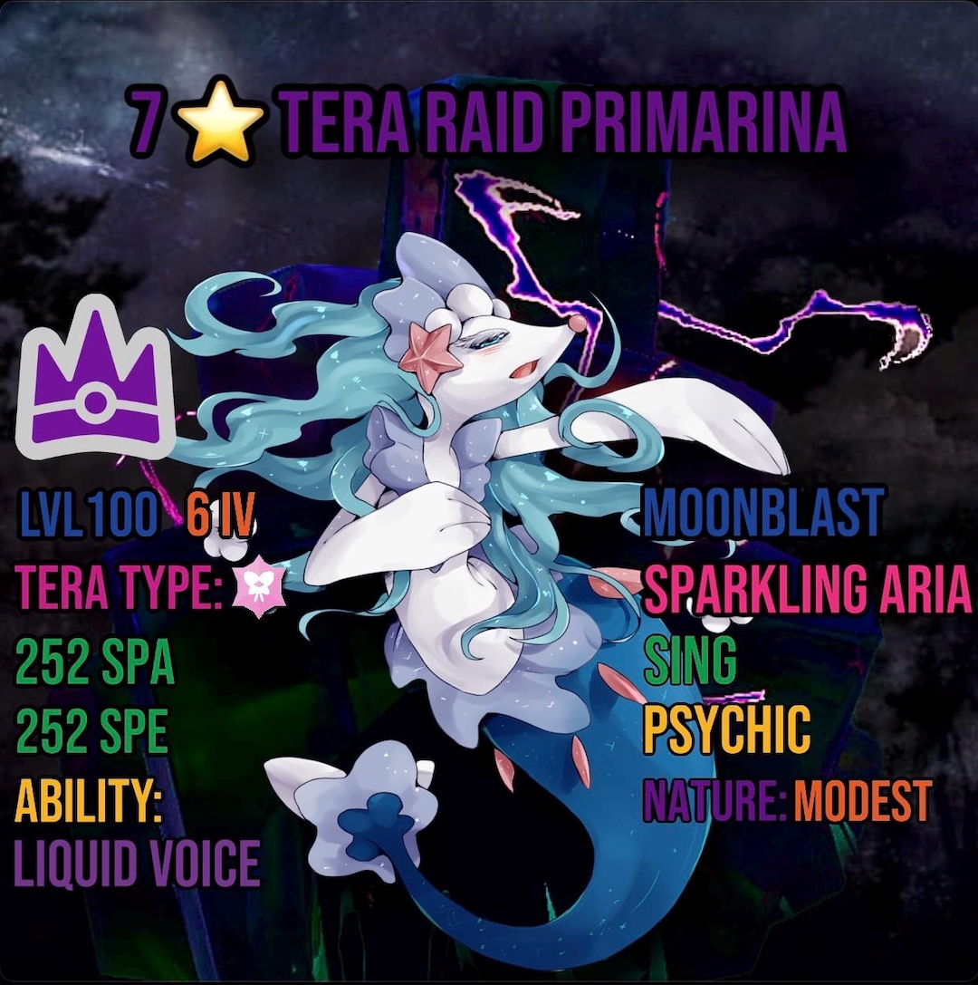 Pokémon Scarlatto E Viola – Guida Strategica Con Pokémon Lucido 6IV Primarina EV Max