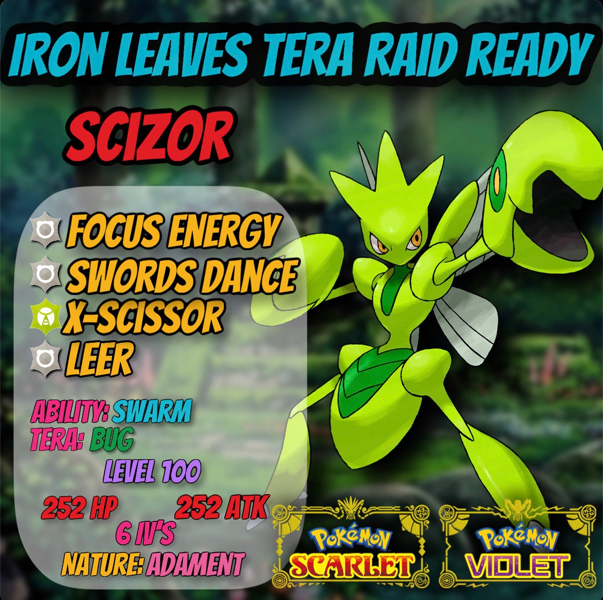 Shiny Scizor - Etsy