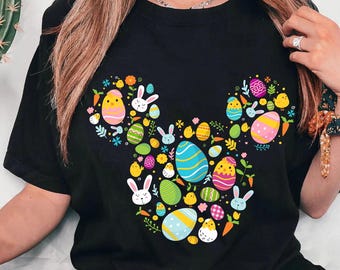 Disney Easter Mickey Mouse Ears Easter Shirt, Disney Easter Day Bunny T-shirt, Happy Easter Day, Disneyland Family Trip