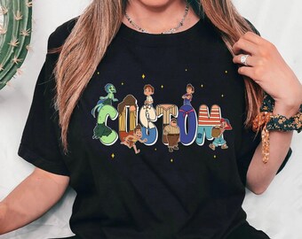 Custom Name Disney  Luca Comfort Color Shirt, Luca Alberto Giulia Ercole, Personalized Disney Family Matching T-shirt, Disneyland Trip