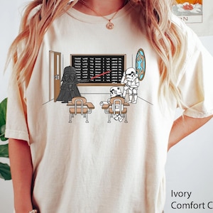 Funny Darth Vader Those Were The Droids Classroom Doodle Comfort Colors Shirt, Disney Star Wars T-shirt, Hollywood Studios, Galaxy&#39;s Edge