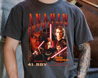 Anakin Skywalker Portrait T-shirt, Star Wars Darth Vader Shirt, Galaxy's Edge Disney, I can Fix Him Anakin Shirt, Revenge of the Sith Shirt