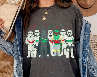 Darth Vader And Stormtrooper Sithmas Choir Shirt, Disney Star Wars Christmas Tee, Mickey's Very Merry Christmas, Galaxy's Edge Xmas Holiday