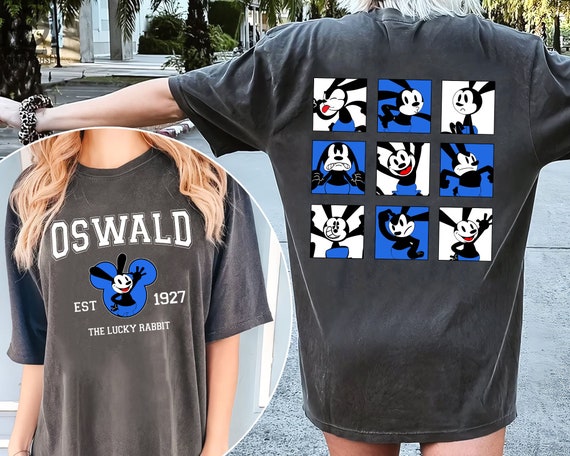 Two Sided Oswald the Lucky Rabbit Est 1927 Comfort Colors