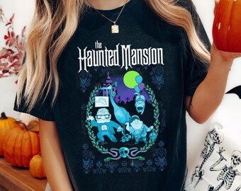 Up Carl Russell Kevin Dug Costume Hitchhiking Ghost Shirt, Haunted Mansion Disney Halloween Tee, Mickey's Not So Scary Halloween Party