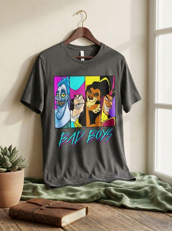 disney villains bad boys Tシャツ ヴィンテージ 古着 1D6FABF7-C53E-4504-80FE-
