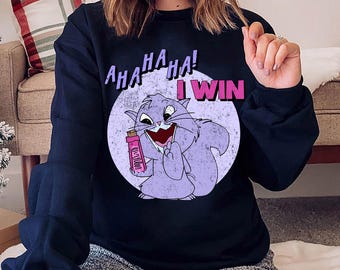 Retro 90s  Disney Yzma Cat Ahaha I Win Shirt, The Emperor’s New Groove Villains Tee, Disneyland Family Matching, Animal Kingdom