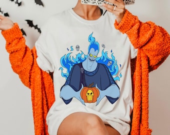 Hades Poison Pumpkin Halloween Comfort Colors T-shirt, Hercules Villains Halloween Shirt, Disney Trick Or Treat, Disneyland Spooky Season