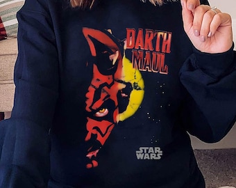 Retro Disney Star Wars Darth Maul T-shirt, Sith Lord Villain Shirt, Galaxy’s Edge Tee, May the Force Tee, Star Wars Day, Star Wars Fan Gift