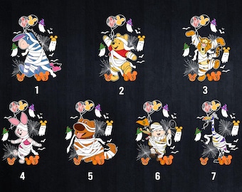 Custom All Disney Group Characters Cruise Ship Door Magnet, Halloween Room Decor, Disney Crusie Halloween On The High Seas Stateroom Door