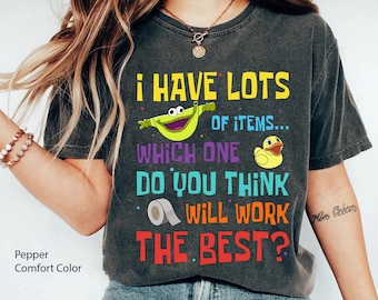 Inside Out Pouchy And Bloofy Comfort Colors T-shirt, Funny Pouchy Shirt, Disney Mental Health Shirt, Speech Therapy Gift, Disneyland Trip