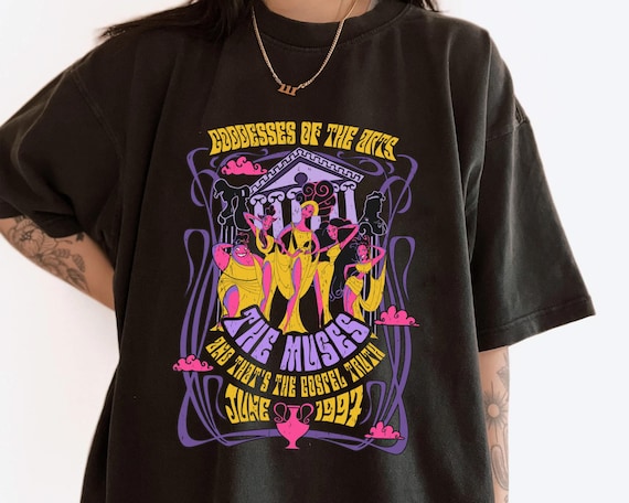 The Muses Goddesses Of The Arts And That's The Gospel Truth June 1997 Comfort Colors Shirt, Disney Hercules Muses Tee, Disneyland Girl Trip
