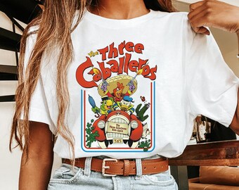Retro The Three Caballeros Comfort Colors T-shirt, Jose Panchito Donald Duck Disney Shirt, Walt Disney World, Disneyland Trip, Birthday Gift