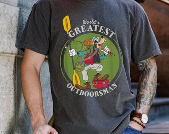Retro Goofy Outdoorsman Comfort Colors T-shirt, A Goofy Movie,  Goofy Dad Shirt, Father's Day Gift, Daddy Birthday, 2024 Trip