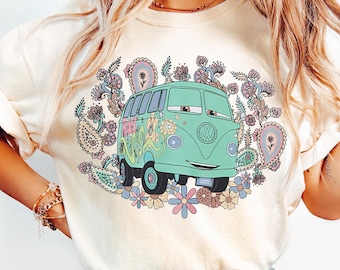Retro Cars Fillmore Flora Shirt, Disney Cars Shirt, Disneyland Family Trip Matching, Magic Kingdom, Birthday Gift For Boy
