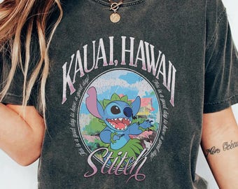 Vintage Disney Stitch Kauai Hawaii T-Shirt, Lilo & Stitch Hula Dance Tee, This Is A Good Day To Have A Good Day Shirt, Hawaiian Stitch Tee