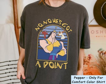 Kronk Angel And Devil No He's Got A Point Comfort Colors Shirt, The Emperor's New Groove Shirt, Funny Kronk T-shirt, Disneyland Family Trip