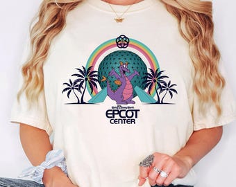 Disney Figment Epcot T-Shirt, Vintage Epcot Center Tee, Figment Dragon Shirt, Retro Rainbow Epcot Shirt, Disneyworld Matching Family Trip