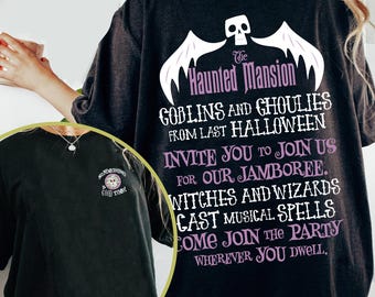 Two Sided Haunted Mansion Summoning A Good Time T-shirt, Spooky Madame Leota T-shirt,  Spooky Season Outfit, Disney Halloween Trip 2025 Tee