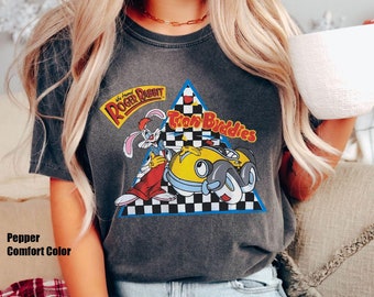 Who Framed Roger Rabbit Toon Buddies Comfort Colors Shirt, Retro Checkered  T-shirt, 2024 Family Vacation,   World