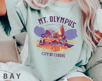 Hercules Mt Olympus City Of Clouds Comfort Colors Shirt, Hercules  T-shirt, Birthday Gift, 2024 Family Trip,   World