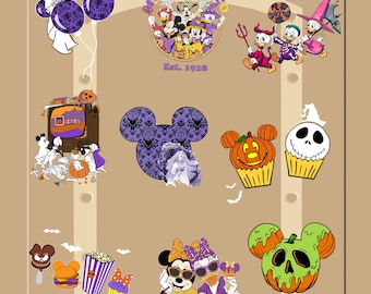 Funny Disney Halloween Cruise On The High Seas Door Magnet, Spooky Season Boy Girl Room Decor, Disney Crusie Magnetic Ship Stateroom Door
