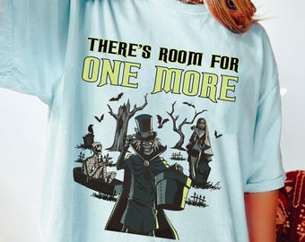 Disney Haunted Mansion T-Shirt, There's Room For One More Shirt, Ghost Hatbox Ghost The Bride Constance Hatchaway Tee, Disney Halloween Gift