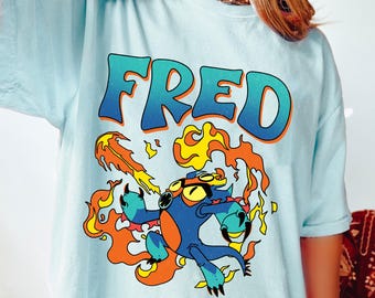 Vintage 70s Dragon Fred Big Hero 6 T-shirt, Disney Big Hero 6 Movie Shirt, Funny Fred Shirt, Magic Kingdom Tee, Disneyland Family Trip Tee
