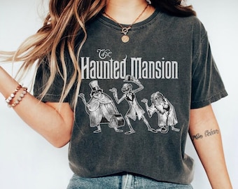 The Haunted Mansion Hitchhiking Ghosts Shirt, Disney Halloween Mickey's Not So Scary,  Oogie Boogie  Bash, Disney World Disneyland Trip