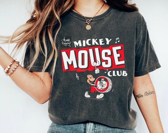 Mickey Mouse Club Drum  100th Anniversary Shirt / 100 Years Of Wonder 2024  World Trip /  Platinum Celebration Tee